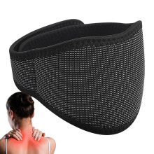 Heated Neck Brace Magnetic Heating Neck Brace With Wormwood Adjustable Thermal Neck Collar For Neck And Shoulders Black