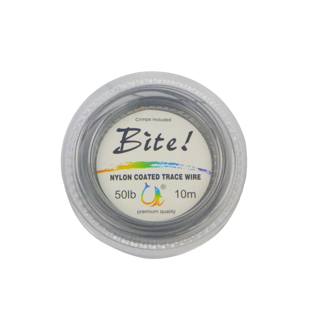 Swimerz Bite Coated Leader Wire 50Lb 10Mtr Fishing Lines & Leaders-image-OPC-PKJB59K-NEW