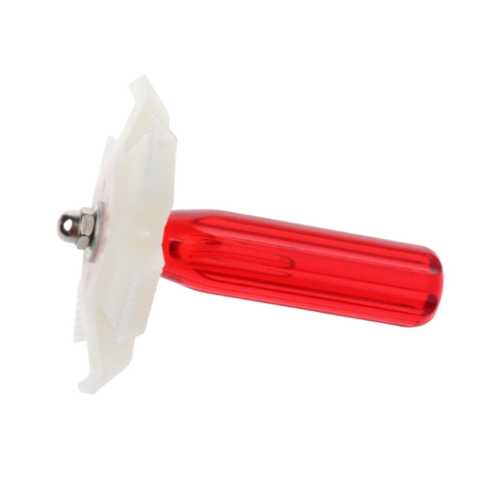 Air Conditioner Condenser Radiator Brush Straightener For Hvac Maintenance Red Condenser Radiator Cleaning Tool 9393856784004