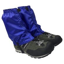 Trekking Feet Watertight Leg Gaiters Adjustable Ankle Gaiters Hiking Leg Covers For Snowshoeing And Snow Skiing Blue