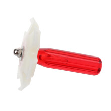 Air Conditioner Condenser Radiator Brush Straightener 11x8.5 Cm Cleaning Brush Refrigeration Tool Red