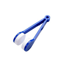 Portable Glasses Cleaning Brush 1/3/5 Pack, Spectacles Cleaner, Eyeglass Cleaning Brush Wiping Tool Kit Blue