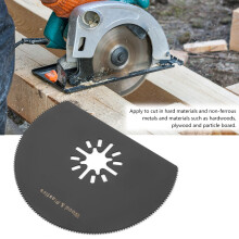 10 Stück 80mm Hochkohlenstoffstahl-Sägeblätter mit Segmentierung für Oszillierende Multi-Tools