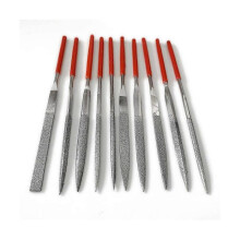 10pcs Diameter 4mm Diamond File Grinding Orthopedic Diamond File Set for Saw Chain Saw Woodworking