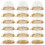 50Pcs Small Cake Boxes Portable Clear Mousse Container Golden Color 5