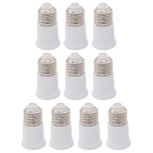 10pcs E27 To E27 Led Light Bulb Extender Flexible Light Bulb Extension Adapter