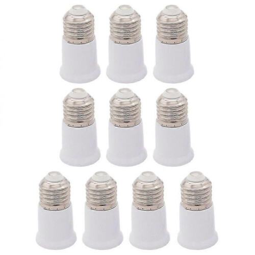 10pcs E27 To E27 Led Light Bulb Extender Flexible Light Bulb Extension Adapter