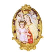 Catholic Jesus Mother Mary Sculpture 3D Religious Figure Statue For Wall Or Window, Holy Mary Ornament, Christmas Gift