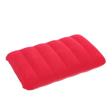 PVC Flocking Inflatable Pillows 65x45 cm, Travel Pillow, Camping Pillow, Backing Pillow, Office Nap Lounger
