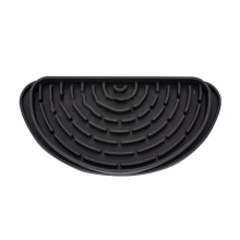 Innovative Drip Catcher Storage Tray Indoor Outdoor Travel Camping Use Half Round Black Multipurpose Household Organizer