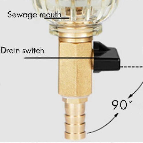 Spin Down Sediment Filter Reusable Sediment Water Filter 40-60 Micrometre Water Filter 1