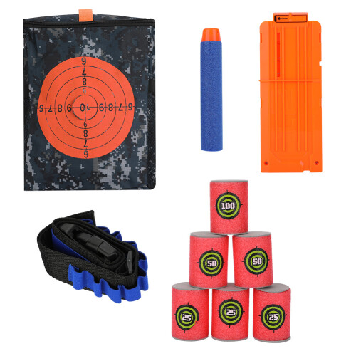 Target Shooting Pouch Kit with Soft Bullets and Accessories (Combo 1) 1