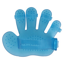 Haustierpflegehandschuhe, transparente