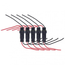 5Pcs Way Car Electrical Connector Waterproof Antiflaming Resilient Antioxidant tomotive Wire Connector2P