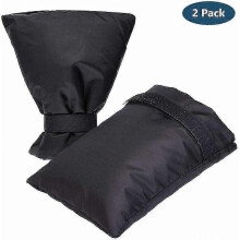2 Pack Thick Outdoor Faucet Covers Waterproof Heat Insulation Winter Covers Black 15*21cm Zekai