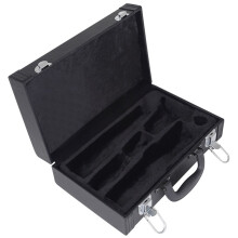 gepolsterte ledertasche für klarinette, ersatz zubehör