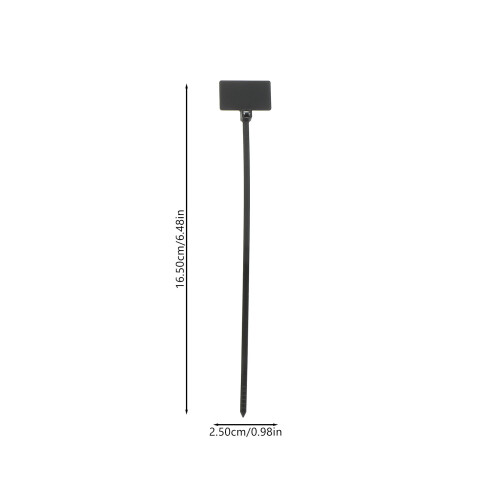 250 Easy Mark 4x150 mm nylon kabelbinders met etiketten 1