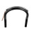 210MM Black Curved Motorcycle Rear Seat Frame Loop Hoop with LED Light 12