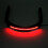210MM Black Curved Motorcycle Rear Seat Frame Loop Hoop with LED Light 10
