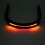 210MM Black Curved Motorcycle Rear Seat Frame Loop Hoop with LED Light 5