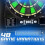 Illuminated 13" Electronic Dart Board Set, 48 Games, 6 Soft Tip Darts, Automatic Scoring, Compact Green Board 5