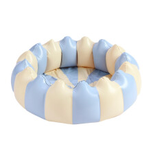 Baby Pool Portable Outdoor Pool Inflatable Water Game Play Center 47 X 47 X 11.8 Inches Blue Kids Inflatable Pool