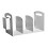 Multi Functional Book Rack Bookends Desk Storage Rack Bookcase Plastic for Home (White) 1