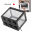 Exquisite Schwarzes USB-LED-Fischglas – Perfekte Büro- oder Tischdekoration 8