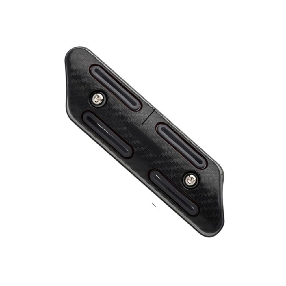 Heat Shields Carbon Fiber Motorcycle Exhaust Heat Shield Universal Motorcycle Exhaust Heat Shield Cooling Guard Black 9354506775544