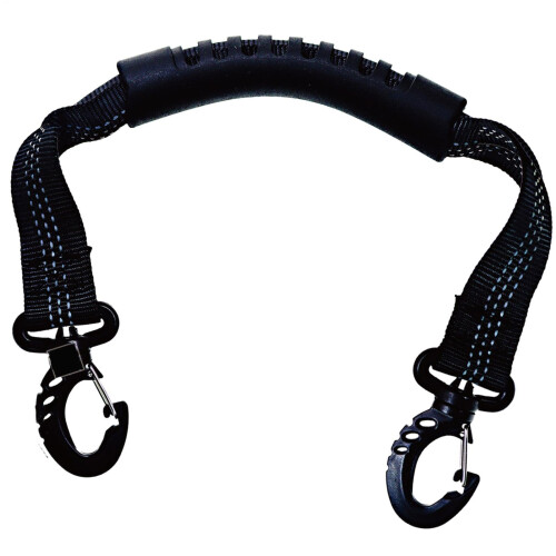Ski Boot Straps Universal Carrier Strap For Ski Boots, Snowboard, Roller Skates, Ice Skates, Adjustable Black