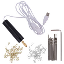 115-tlg. kabelloses Drehwerkzeug mit USB-Ladung, Mini-Bohrmaschine