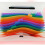 13 Fächer A4 Regenbogen Ablage Mappe 8