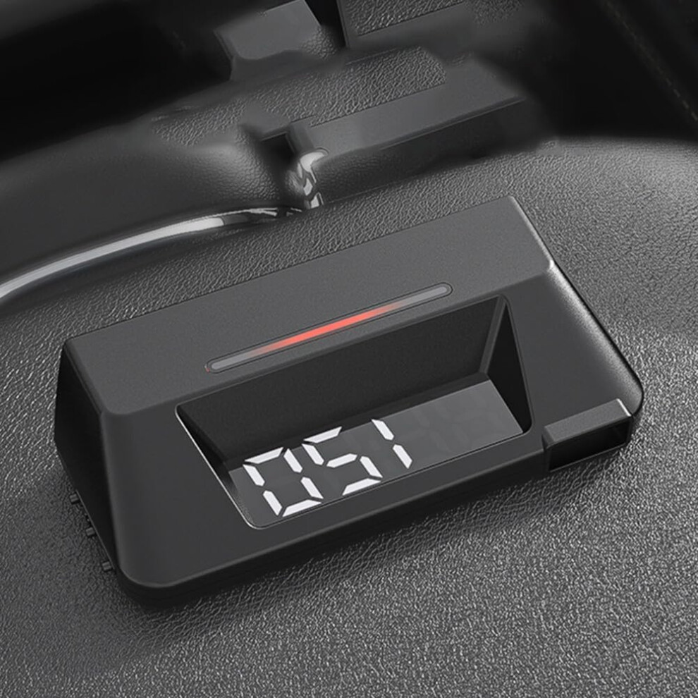 Automotive Head-Up Display Obd2 Car Hud Speedometer, Voltage, Oil Consumption, Pressure, Temperature, Power Cord 9354506775650