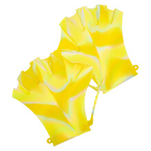 1Par Luvas De Natação Em Silicone Coloridas Resistentes Para Mergulho