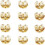 14K Gold Earring Backs Yellow Ear Locking for Stud Ear Rings (6 Pairs) 1
