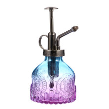 Vintage Glass Watering Can Spray Bottle With Long Spout Pump Action For Plants Potted And Hanging Flowers