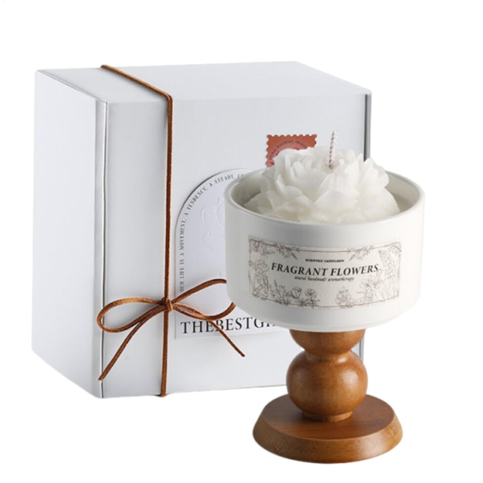 Long-Lasting Scented Candles Ceramic Teacup Shaped Candle Home Fragrance Aromatherapy Gift Birthday Stocking Stuffers-image-OPC-PKJBN96-NEW