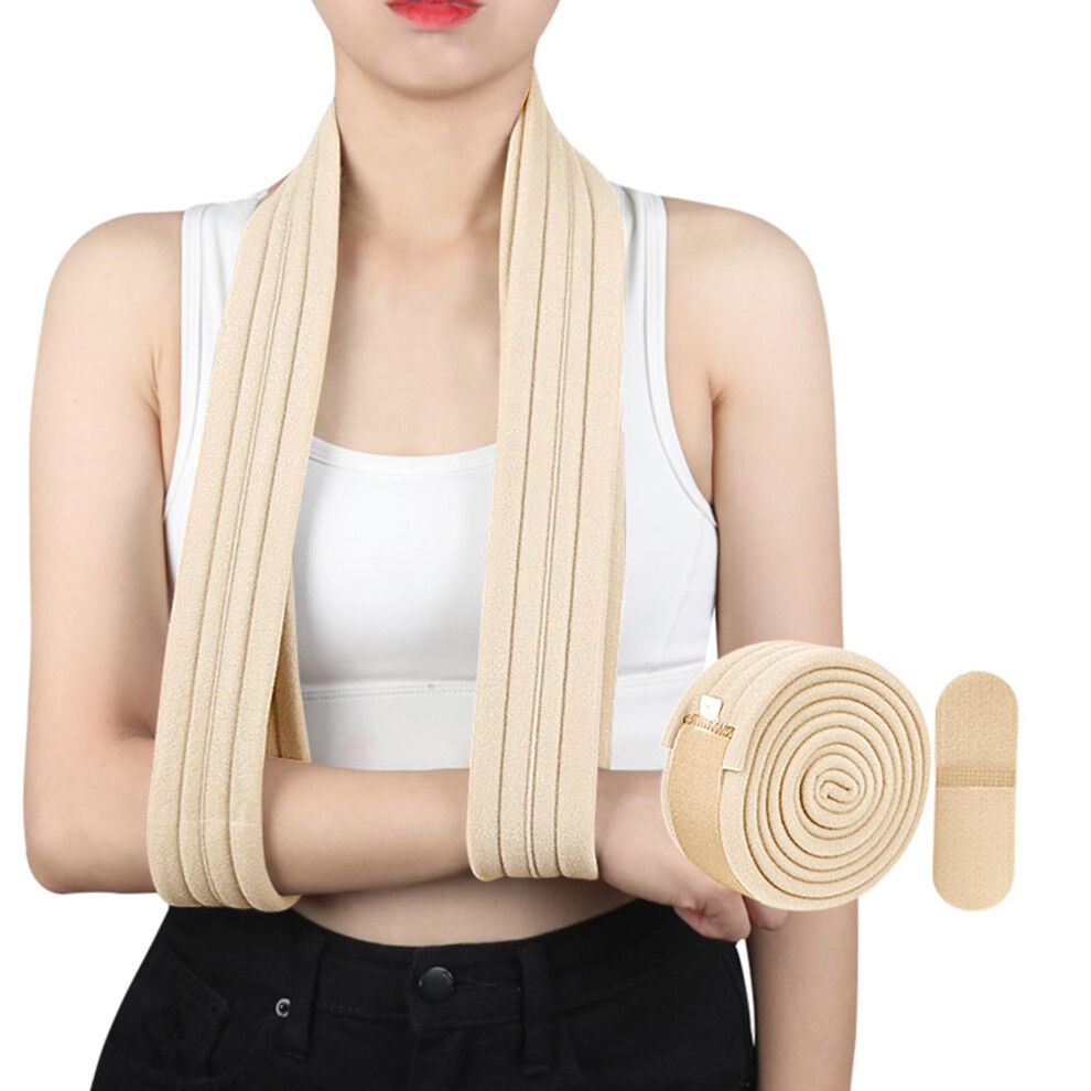 Fixation Shoulder Slings For Arm Support And Sprains, Adjustable Neoprene, Universal Fit, Size M-L, Arm Fracture And Rotator Cuff Recovery