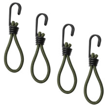 4 stück zelt-bungeeseile mit haken, elastisch, für outdoor-zubehör