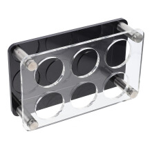 acryl 6-loch shotglas-halter, multifunktionaler server für die bar