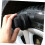 2Pcs Wave Pattern Car Waxing Sponge, High-Density Applicator, 2-Pack, Seats and Dashboard Care, Black 2