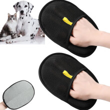 Pet Hair Remover Glove Electrostatic Gloves Multipurpose Reusable Hair Tool 2 Pack For Sofas Carpets Car Seats