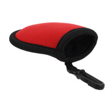 Portable Golf Ball Holder With Protective Lining, Hook, And Soft Fleece Cleaning Pouch For Outdoor Golf Sports