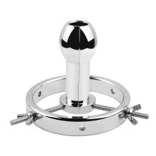BDSM Metal Anal Expander Fisting Plug, Vaginal Expander, Anal Dilator, Butt Plug SM Toys For Men Women, Size A, Silver