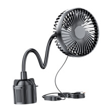 Rear Cup Holder Fan Portable Desktop Vehicle Fan For Car Truck RV Outdoor Powerful Cooling