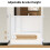 1 Set Baby Gate Replacement Component Wall Mounting Base Board With Hook Screws Compatible With Most Baby Gate Models 3