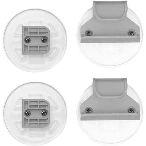 1 Set Baby Gate Replacement Component Wall Mounting Base Board With Hook Screws Compatible With Most Baby Gate Models 1