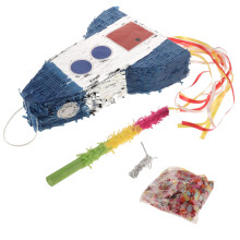 Rocket Pinata Na Przyjęcie Dziecięngie Z Motywem Kosmicznym