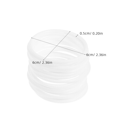 30 arames plásticos para guirlandas, argolas macramê e artesanato diy 1