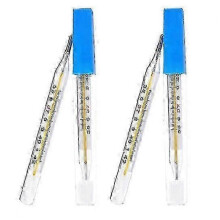 2X Medical Mercurial Glass Thermometer Large Screen Clinical Measuring Equippment